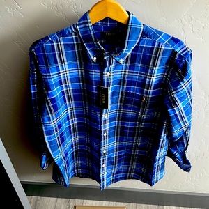 Ralph Lauren button down Plaid shirt